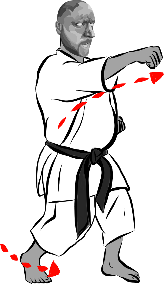 Sekkyaku tsuki (Stone Foot Thrust)